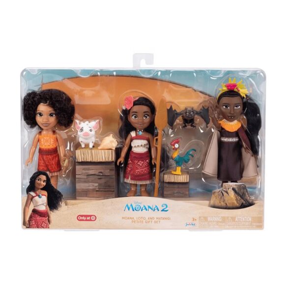 Disney Moana 2 Moana, Loto & Matangi 3 Petite 6" Dolls Gift Set - SEE PHOTOS - Picture 1 of 6
